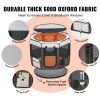 VEVOR Foldable Pet Playpen, 36 inch Portable Dog Playpen, Crate Kennel for Puppy, Dog, Cat, Premium Waterproof 600D Oxford Cloth, Removable Zipper